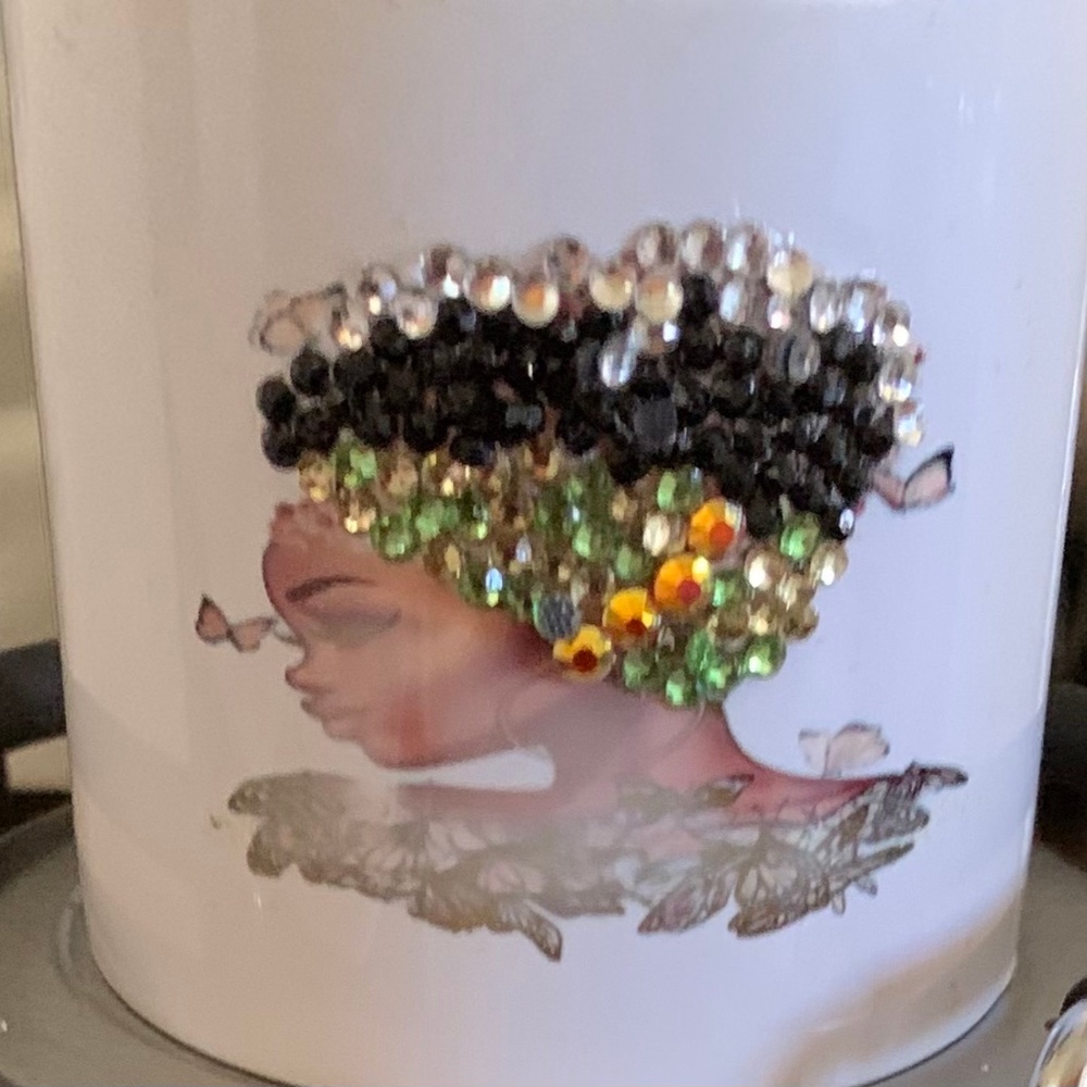 Rhinestone lady Mug